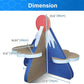 Cat Scratcher Post Board, Mount Fuji Shape Cat Scratching Lounge Bed, Durable Pad Prevents Furniture Damage