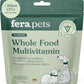 Fera Pets Whole Food Multivitamin Cat & Dog Food Topper with Probiotics, Antioxidants, & Essential Dog Vitamins & Minerals - Nutrients from Fruits, Vegetables, & Organ Meats - 3.7 oz