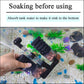 AQUANEAT Aquarium Air Powered Sponge Filter with Ceramic Media Balls, for Betta Fry Shrimp Fish Tank, with 2 Spare Sponges, Small