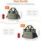 Lifewit Medium Lunch Bag Insulated Lunch Box Soft Cooler Cooling Tote for Adult Men Women, Dark Green 12-Can (9L)