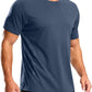 G Gradual Men's Workout Shirts Quick Dry Athletic Running T-Shirts Lightweight Moisture Wicking Short Sleeve Sports Gym Tops