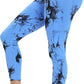DIBAOLONG Womens High Waist Yoga Pants Cutout Ripped Tummy Control Workout Running Yoga Skinny Leggings