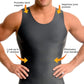 Insta Slim -Made in USA- Compression Tank-Top Shapewear for Men. Tummy Control Slimming Body-Shaper for Belly & Back Support