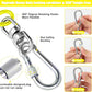 Jenico Dog Tie Out Cable, 10/15/20/30/40/50/70/100/150FT Runner Cable with Swivel Hook and Shock Spring, Outdoor and Camping Dog Leash Run Tether for Small to Medium Pets Up to 500 LBS