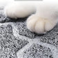 Yimobra Cat Litter Mat, 35.4"x23.6" Litter Box Mat with Litter Lock Mesh, Soft Cat Litter Mat Litter Trapping Mat, Easy to Clean, Non-Slip, Water Resistant, Litter Free Floors, Grey
