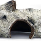 JIHAQUA Aquarium Resin Bark Terrarium Decor, Lizard, Snake or Reptile Hide,Lizard, Spider and Aquarium Fish Hide Cave (Medium Bark A)