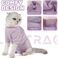 Breathable Cat Recovery Suit for Female/Male, Anti-Licking Kitten Onesie - Cat Surgery Pajamas with Sleeve After Spay, Prevent Shedding, Abdominal Wounds, Skin Diseases or E-Collar Alternative
