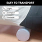 EVA Massage Roller, Recovery Foam Roller, Medium Density Light Blue Trigger Point Massage Roller for Deep Tissue Excercise, Physical Therapy, Muscle Restoration, 12" X 4" Round