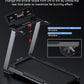 WELLFIT Treadmill for Home, 2 Level Incline Heavyduty Treadmill with Pulse Sensor, 4.0 HP, 1.0-10.0 MPH, 450/360 lbs Capacity, Large Running Area Treadmills with Bluetooth Player & LED Display