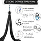Aerial Silks Yoga Swing Set - 9/11 Yards Aerial Yoga Hammock Kit Anti-Gravity Flying for Fitness, Low/Non Stretch Nylon Tricot Fabric Hardware Included for Dance
