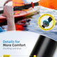 OCEANBROAD Kayak Paddle 86in/218cm, 90.5in/230cm Alloy Shaft 2-Piece Floatable Kayak Oar for Kayaking Canoeing Boating
