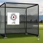 YUNIC Golf Driving Cage with Metal Frame - Choose Standard Hitting Target or Simulator Impact Screen