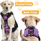 Heavy-Duty Tactical Dog Harness for Large Dogs, No Pull Adjustable Reflective Pet Vest with Molle System, K9 Military-Grade Control for Service Training, Outdoor & 10+ Breeds, Purple Camo, Large