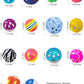 10-Pack Cat Toy Balls with Bell for All Cats, Playtime Paradise (1.5'' - 2.3'', Cat Toys Mega Set)