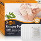 2 in 1 Foot Pads, Tear and Use Ginger Wormwood with Pure Natural Ginger Powder Bamboo Vinegar Wormwood, Bigger Adhesive ''Stay in Place'' All Night, 20 Pads