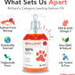Brilliant Omega 3 Salmon Oil for Dogs & Cats - Norwegian Fish Oil Supplement with EPA & DHA Fatty Acids for Shedding, Allergy, Itching, Dry Skin & Joint Health - Skin and Coat Fish Oil Liquid, 40 Oz