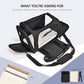 Large Soft Sided Cat and Pet Carrier for Cats and Puppies up to 25Lbs - Collapsible, Waterproof Travel Carrier - Black