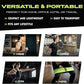 Ex Kit Home Gym Equipment with Carry Bag - 10Pcs Resistance Bands Kit with Handles, Door Anchor, Jump Rope, Booty Bands & More – Full Body Workout Bands Set for Strength, Cardio & Flexibility