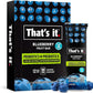 That's it. Blueberry Probiotic Fruit Bars, Helps Promote Healthy Gut & Digestion, No Refrigeration, 100% All Natural, Allergen Friendly (12 Pack)