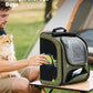 Pecute Cat Backpack Carrier, Large Space Cat Bubble Backpack, Breathable Cat Carrier, Shaded Dog Backpack Carrier, Ergonomic 3D Design for Travel, Hiking, Suitable for Shopping, and Vet, Green