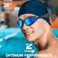 ZIONOR G1 Polarized Swimming Goggles for Unisex Adult Women Anti Fog 100% Anti UV Diving Goggles