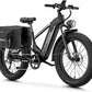 LEONX M2 Pro Electric Bike,1800W Motor Electric Bike for Adults, 26'' x 4.0'' Fat Tire Ebike with 48V 17.5AH Battery, 36MPH 85Miles Long Range Electric Mountain Bike, Up to 110 Nm