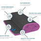Youphoria Yoga Microfiber Non-Slip Towel - Hot Yoga Mat Towel for Enhanced Grip and Sweat Absorption