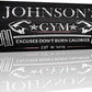 Tailored Canvases Personalized Gym Sign Wall Art Decor - Motivational Canvas for Home Gym, Workout Room, Garage, Fitness Center - Workout Inspirational Posters - Excuses Don't Burn Calories Dark, 48x16in