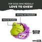 Barkbox Torbert The Troll Dog Toy for Large Dogs, Natural Rubber with Wacky Bounce Perfect for Aggressive Chewers and Long-Lasting Playtime