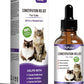 Cat Constipation Relief, Constipation Relief for Cat, Cat Laxative Constipation Relief, 100% Natural Cat Laxative with Probiotics Cat Stool Softener, Promotes Digestive Health - 2 fl oz