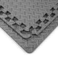 Art3d 48 Sq.Ft Eva Puzzle Exercise Mats, 24"x24" x 1/2" Thick Foam Interlocking Tiles for Flooring, Workout, Gym Equipments, Pack of 12, Grey