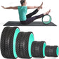 Back Roller Wheel 4 Pack - Yoga Wheel for Back Pain & Stretching,Back Roller for Deep Tissue Massage, Back Wheel for Physical Therapy & Exercise