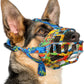 BARKLESS Dog Muzzle, Silicone Basket Muzzle for Small Medium Large Dogs, Soft Cage Mouth Cover Prevent Biting Chewing, Allow Drinking Panting, Suitable for German Shepherd