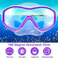 GoseWave Snorkeling Gear for Kids, Kids Snorkel Set for Ages 5-15, Anti-Fog Diving Mask and Dry Top Snorkel Set, Unisex Swimming Goggles with Nose Cover