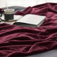 Bedsure Burgundy Red Fleece Blanket King Size - 280GSM Throw Blankets for Couch,Sofa,Bed, Soft Lightweight Plush Cozy Throws for Toddlers