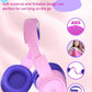 Tronsmart KH01 Kids Headphones - Foldable Over-Ear With Safety Volume 85/93dB, HD Stereo, 3.5mm Jack for Boys/Girls/School/Kindle/Travel/Tablets (Pink)