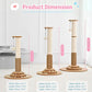 Made4Pets Cat Scratching Post Premium Sisal Cat Scratcher Kitten Toys for Indoor Kittens 33.6" Tall Cat Tower Scratch Post Cat Tree Wooden Interactive Ball Track Cat Toy with Hanging Ball, Beige