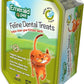 Feline Dental Treats — Tasty and Crunchy Cat Dental Treats Grain Free — Natural Dental Treats to Clean Cat Teeth, Freshen Cat Breath, and Reduce Plaque and Tartar Buildup — Tuna Treats, 11 oz