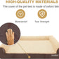 JOYELF Orthopedic Dog Bed for Extra Large Dogs, U-Shaped Foam Sofa Couch Bed, Bolster Waterproof Pet Bed with Removable Washable Cover and Nonskid Bottom for Dogs - Coffee