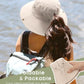 FURTALK Womens Sun Hat with Ponytail Hole Beach Hiking Summer Wide Brim UPF 80+ Outdoor Protection Foldable Bucket Hat