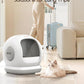 Meowant Self Cleaning Litter Box, Automatic Litter Box Self Cleaning with APP Control, 75L Extra Large Open Low Entry Smart Cats Litter Boxs for Multi-Cat Compatible Senior Cats Large Cats