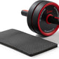 Sunny Health & Fitness Waist Trainer Ab Roller with Elbow Support, Training Wheels, Foldable for Home Gym, Abdominal Exercises, Core Strength, Glute Trainer, Crunch Workouts with Optional Dip Station