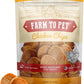 Farm To Pet - Dog Training Treats - Chicken Chips, Single Ingredient - 4 oz, Lean, All Natural, Healthy Dog Treats for Small, Medium, Large Breeds, & Puppies, Made in USA