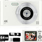 Digital Kids Camera 1080P Vlog Camera with 64GB, Lanyard, 16X Zoom Anti Shake, Card Reader 44MP Compact Portable Point Shoot Digicam for Kid Teen Girl Boy Christmas Halloween Thanksgiving