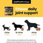 JustFoodForDogs Hip + Joint Soft Chews Mobility Supplement for Dogs with Glucosamine and Chondroitin, Superfood Blend, Human Grade, Plant-Based - 45 Count