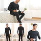 Mens Thermal Underwear Set with Lightweight Ultra Soft Fleece Lined,Long John Set, Skiing Base Layer