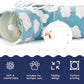 Tempcore Flannel Pet Cat Tunnel Tube Cat Toys 3 Way Collapsible, Cat Tunnels for Indoor Cats, Pet Toys Peek Hole Toy Ball Puppy, Kitty, Kitten, Rabbit, Cloud Blue
