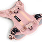 2025 New Edition, Fei & Eve MagEase Dog Harness - 3-Second Magnetic Buckles | 3-Point No-Pull Control | Heavy-Duty 900D Nylon | Dual Safety Handles | Breathable Mesh | Adjustable Fit | X-Large, Pink