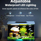Betta Fish Tank, 2.5 Gallon Aquarium Kit with Filter, Light, Self Cleaning, Oxygenation, Small All in One Starter Fish Tank for Goldfish, Guppy, Shrimp, Desktop, Acrylic