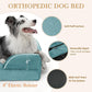 Comfort Expression Large Dog Beds Waterproof Orthopedic Foam Dog Sofa Beds Comfy Pet Bed with Washable Removable Cover & Non-Slip Bottom(Large,Washed Blue)